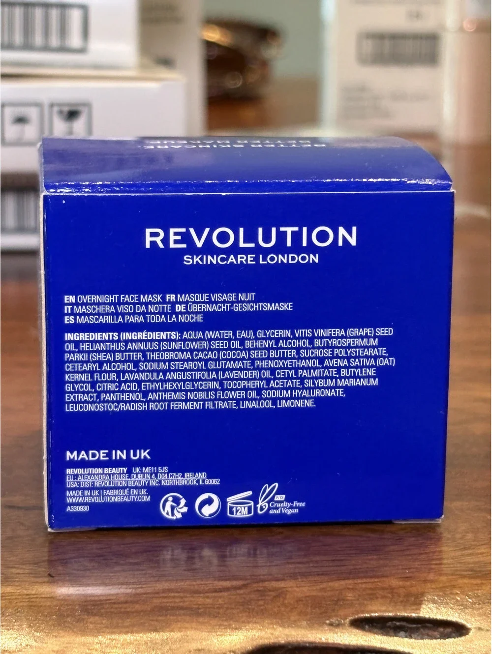 Revolution Overnight sleeping mask. Large Bottle. NEW!